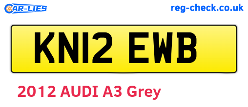 KN12EWB are the vehicle registration plates.