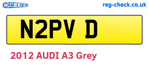 N2PVD are the vehicle registration plates.