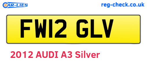 FW12GLV are the vehicle registration plates.