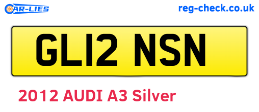 GL12NSN are the vehicle registration plates.
