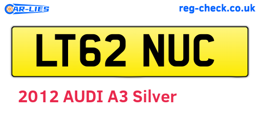 LT62NUC are the vehicle registration plates.