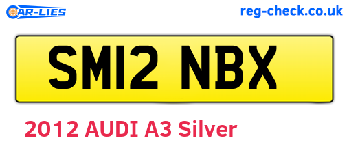 SM12NBX are the vehicle registration plates.