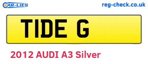 T1DEG are the vehicle registration plates.
