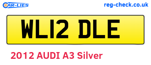 WL12DLE are the vehicle registration plates.