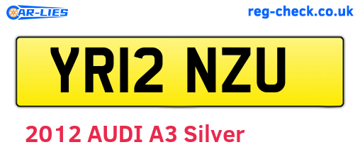YR12NZU are the vehicle registration plates.