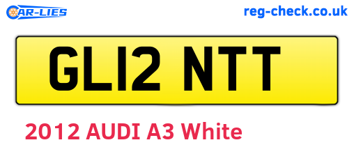 GL12NTT are the vehicle registration plates.