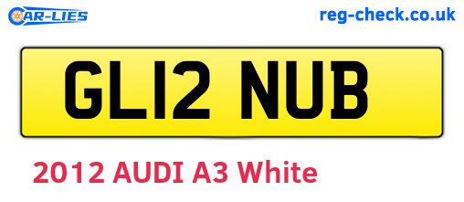 GL12NUB are the vehicle registration plates.