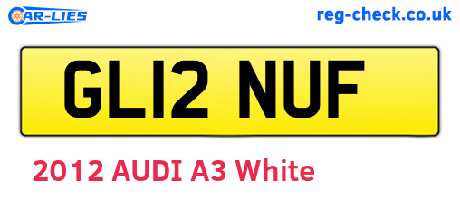 GL12NUF are the vehicle registration plates.