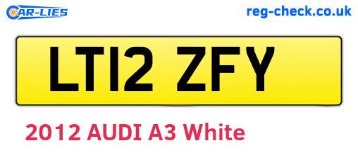 LT12ZFY are the vehicle registration plates.