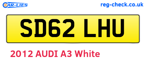 SD62LHU are the vehicle registration plates.