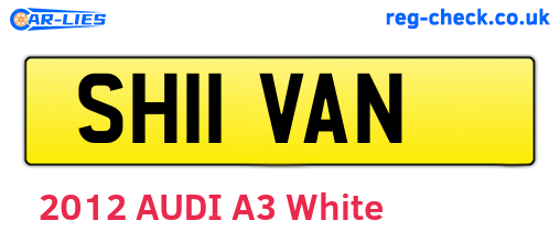 SH11VAN are the vehicle registration plates.