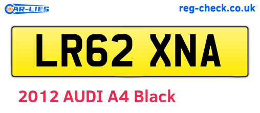 LR62XNA are the vehicle registration plates.