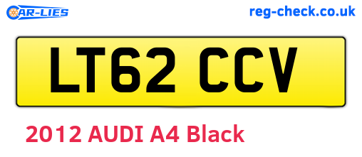 LT62CCV are the vehicle registration plates.