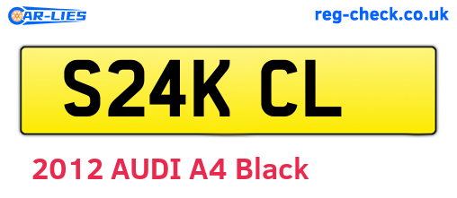 S24KCL are the vehicle registration plates.