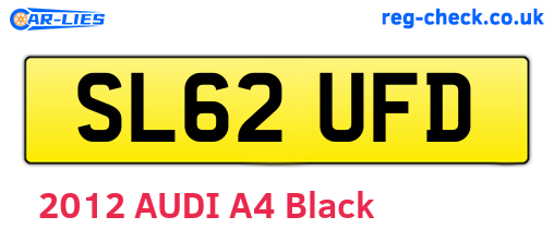 SL62UFD are the vehicle registration plates.