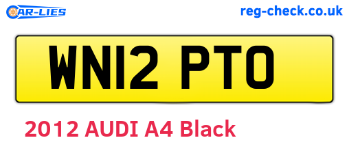 WN12PTO are the vehicle registration plates.
