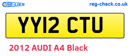 YY12CTU are the vehicle registration plates.