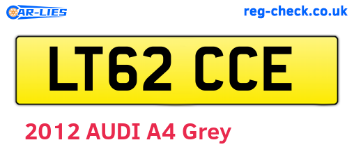LT62CCE are the vehicle registration plates.