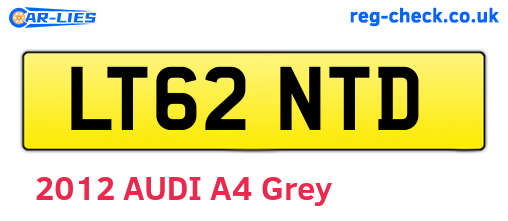 LT62NTD are the vehicle registration plates.