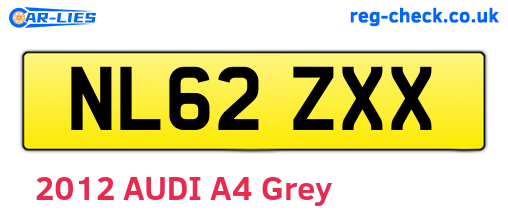 NL62ZXX are the vehicle registration plates.