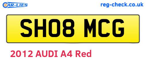 SH08MCG are the vehicle registration plates.