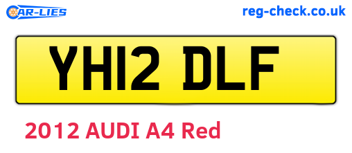 YH12DLF are the vehicle registration plates.