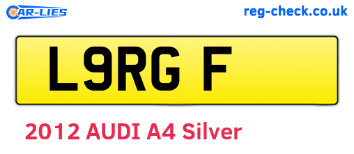 L9RGF are the vehicle registration plates.