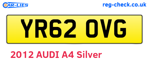 YR62OVG are the vehicle registration plates.