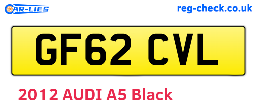 GF62CVL are the vehicle registration plates.