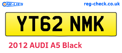 YT62NMK are the vehicle registration plates.