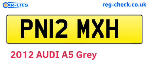 PN12MXH are the vehicle registration plates.