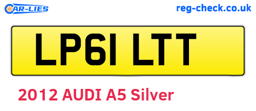 LP61LTT are the vehicle registration plates.