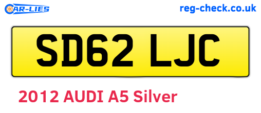 SD62LJC are the vehicle registration plates.