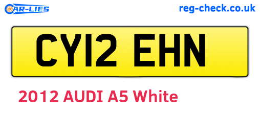 CY12EHN are the vehicle registration plates.