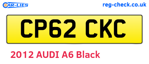 CP62CKC are the vehicle registration plates.