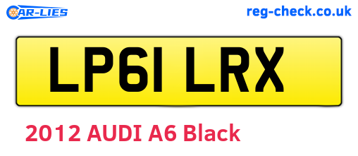 LP61LRX are the vehicle registration plates.
