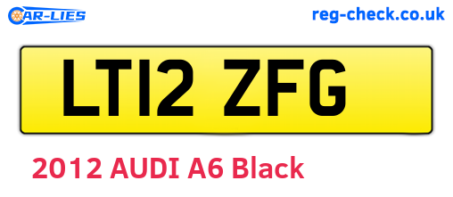 LT12ZFG are the vehicle registration plates.