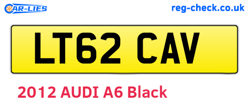 LT62CAV are the vehicle registration plates.