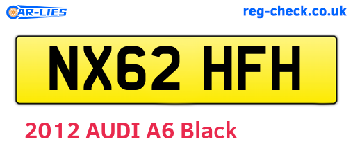 NX62HFH are the vehicle registration plates.