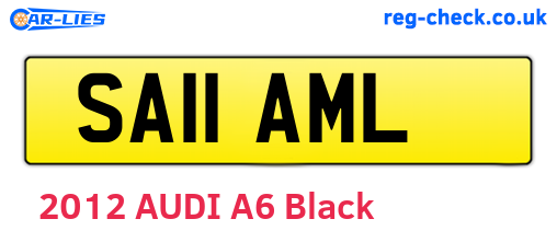 SA11AML are the vehicle registration plates.