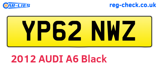 YP62NWZ are the vehicle registration plates.