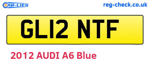 GL12NTF are the vehicle registration plates.