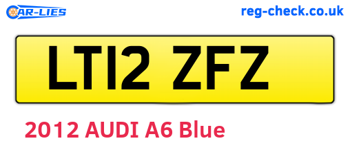 LT12ZFZ are the vehicle registration plates.