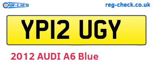 YP12UGY are the vehicle registration plates.