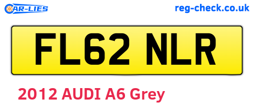 FL62NLR are the vehicle registration plates.
