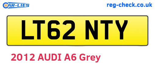 LT62NTY are the vehicle registration plates.