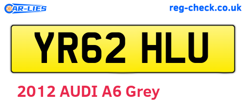 YR62HLU are the vehicle registration plates.