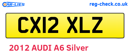 CX12XLZ are the vehicle registration plates.