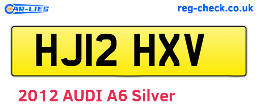 HJ12HXV are the vehicle registration plates.