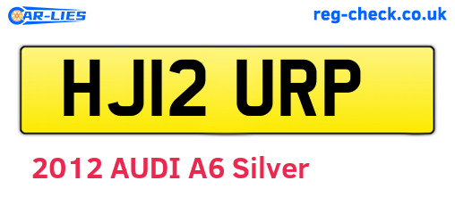 HJ12URP are the vehicle registration plates.